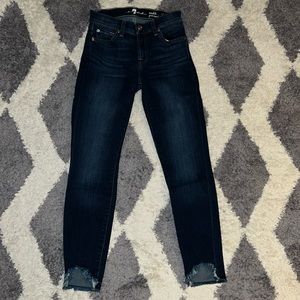 7 For All Mankind ankle gwenevere size 25